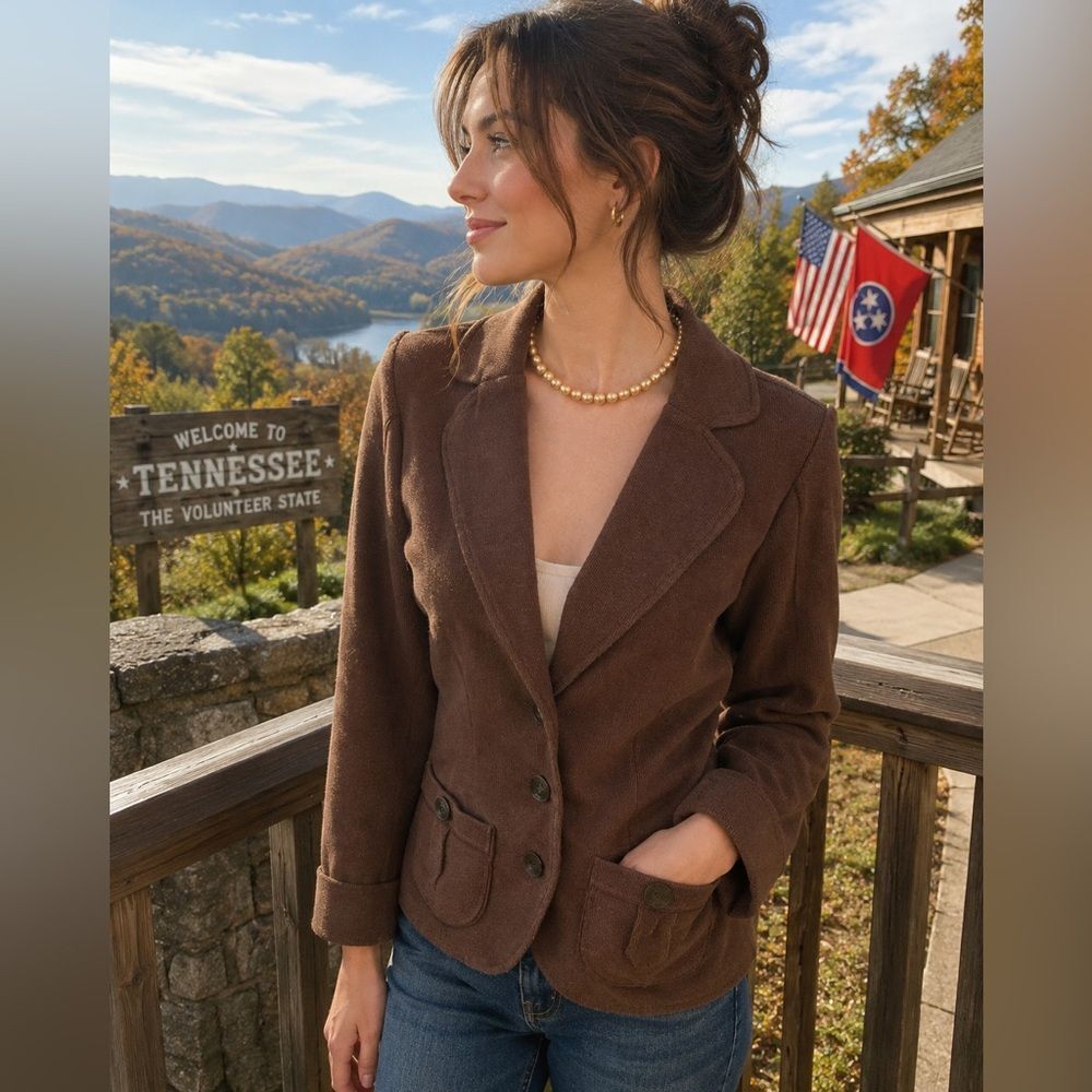 #OfficeSiren 💃 *Classiques Entier* Cute Blazer jacket! Sz M EUC